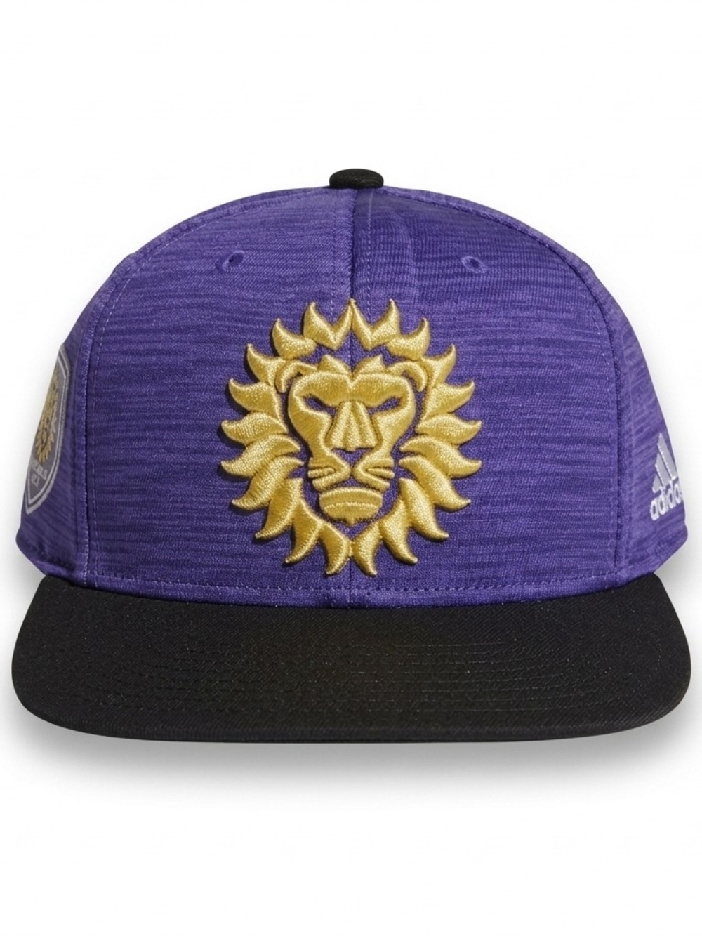 Adidas Orlando City SC MLS Soccer Purple Black Space Dye Snapback Hat NWT